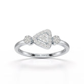 0.19 CT Simple Lab Grown Diamond Ring