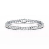 11.70 CT Oval Lab Grown Diamond Tennis Bracelet