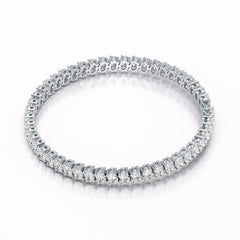 11.70 CT Oval Lab Grown Diamond Tennis Bracelet