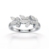 0.51 CT Marquise Cut Lab Diamond Ring