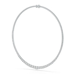 9.35 Carat Lab-Grown Diamond Riviere Necklace - Jama Jewels