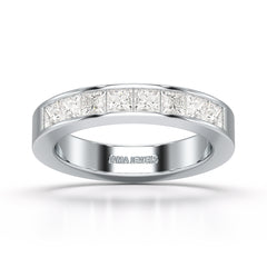 1.07 CT Princess Cut Lab Diamond Ring