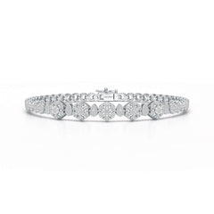 Exquisite 1.15 CT Lab Created Diamond Bracelet