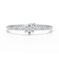Baguette Cut 1.17 CT Lab Diamond Bracelet