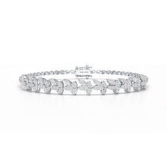 1.95 CT Marquise Cut Diamond Lab Created Bracelet