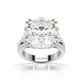 12.75 CT Round Cut Solitaire Lab Diamond Ring Jama Jewels