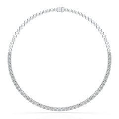 15.86 CT Round Brilliant Riviere Lab Diamond Necklace
