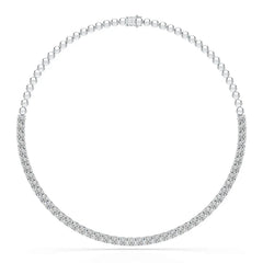 15.86 CT Round Brilliant Riviere Lab Diamond Necklace