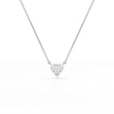 1 Ct Lab Grown Diamond Heart Pendant