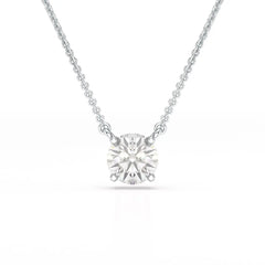 1 Carat Round Solitaire Lab Grown Diamond Pendant