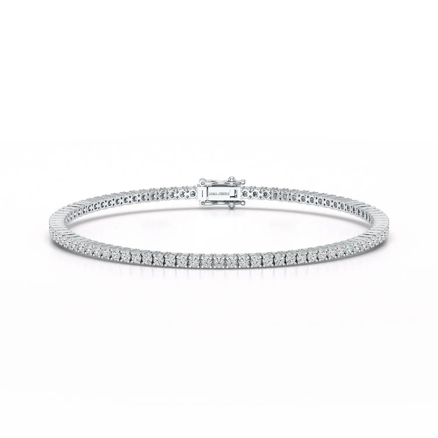 2.15 CT Round cut Lab Diamond Tennis Bracelet Jama Jewels