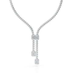 3.27 CT Lab Created Diamond Wedding Necklace