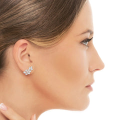 3.4 CT Multi Shape Lab Diamond Stud Earrings Jama Jewels