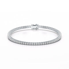 3.5 CT Round cut Lab Diamond Tennis Bracelet
