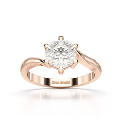3 CT Lab Diamond Classic Solitaire Ring Jama Jewels
