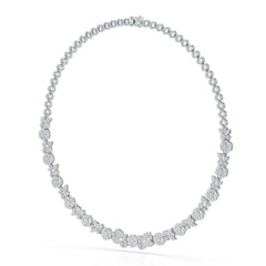 4.1 Carat Lab Diamond Petal Necklace