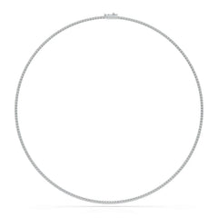 4.61 Carat Diamond Line Necklace