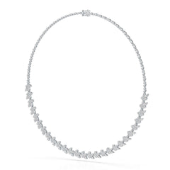 5.14 CT Marquise Shape Lab Grown Diamond Necklace