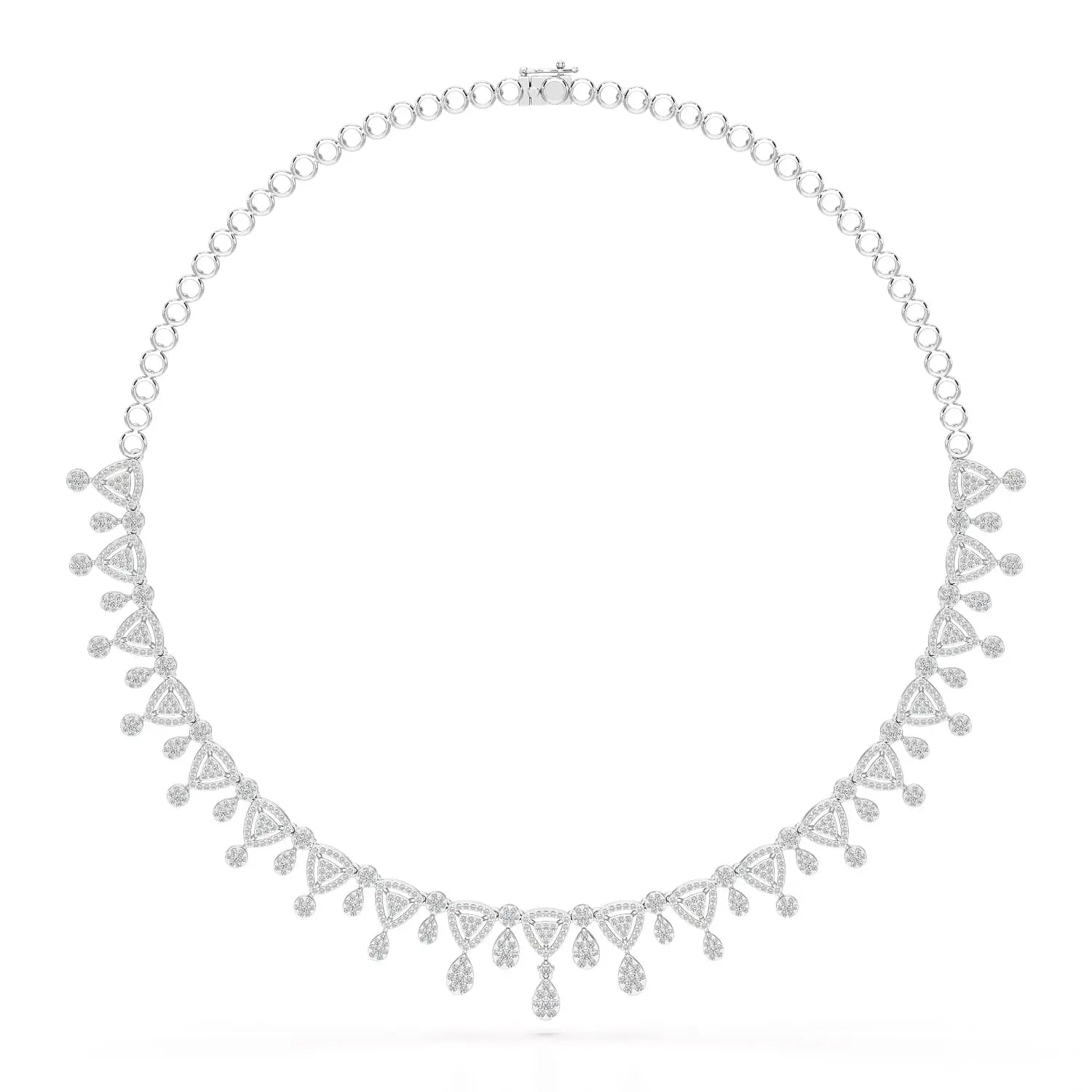 5 CT Lab Grown Diamond Bridal Necklace