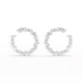 6.36 CT Multi Shape Lab Diamond Stud Earring