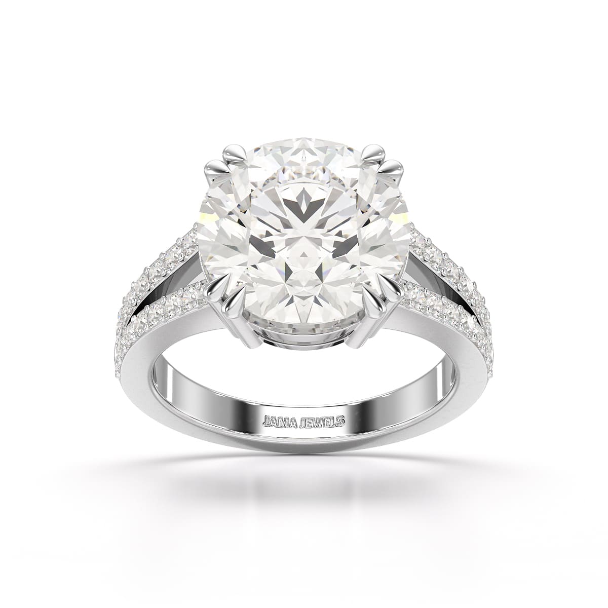 6.49 CT Solitaire Lab Diamond Ring