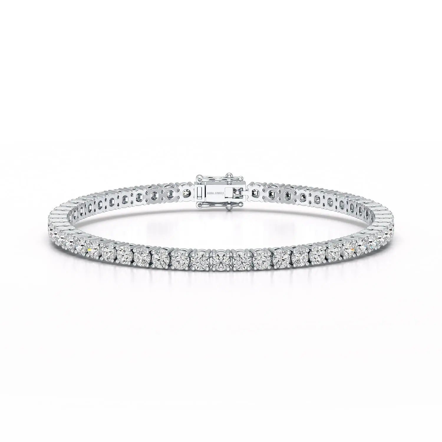 7 CT Round cut Lab Diamond Tennis Bracelet