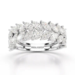 2.44 CT Marquise Cut Lab Diamond Ring