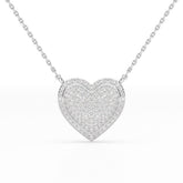1.67 CT RoundCut Lab Diamond Chain Pendant