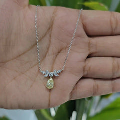 1.40 CT Multi Shape Diamond Chain Pendant (Ready for Delivery)