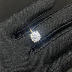 2 CT Round Shape Lab Diamond Ring (Ready for Delivery)