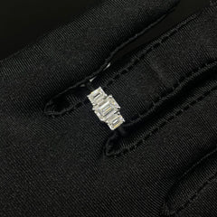 1.19 CT Emerald Shaped Lab Diamond Ring (Ready for Delivery)