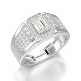 1.72 CT Round Shape Lab Diamond Men's Ring
