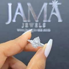 1.7 CT Lab Diamond Pear Cut Ring (Ready for Delivery)