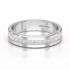 0.68 CT Classic Round Cut Lab Diamond Ring