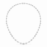26.26 CT Lab Diamond Emerald Necklace Jama Jewels