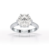 3 CT Solitaire Engagement Lab Grown Diamond Ring - Jama Jewels