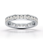 Simple Wedding Band 1.26 CT Lab Diamond Ring - Jama Jewels