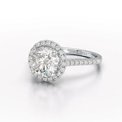 Halo Lab Grown Diamond 2.60 Carat Wedding Ring - Jama Jewels