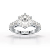 Lab Diamond 3.74 CT Round Cut Wedding Ring - Jama Jewels