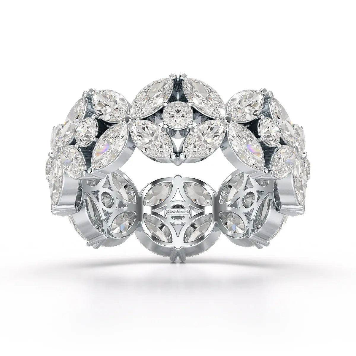 3.68 CT Marquise Cut Lab Diamond Ring Jama Jewels