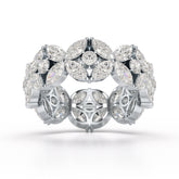 3.68 CT Marquise Cut Lab Diamond Ring