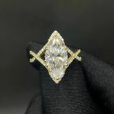 3.48 CT Marquise Cut Lab Diamond Ring (Ready for Delivery) Jama Jewels