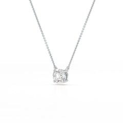 1 Carat Round Solitaire Lab Grown Diamond Pendant