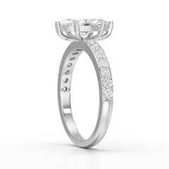 1.48 CT Marquise Shape Lab Diamond Ring