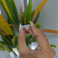 4.35 CT Heart Cut Solitaire Lab Diamond Ring (Ready for Delivery) Jama Jewels