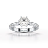 1.16 CT Round Lab Diamond Solitaire Ring - Jama Jewels