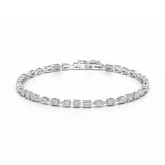 6.38 CT Multi Shape Lab Grown Diamond Bracelet
