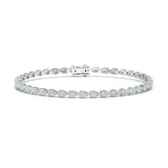 3.90 CT Pear Cut Diamond Tennis Bracelet Jama Jewels