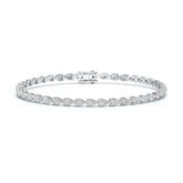 5.10 CT Pear Cut Diamond Tennis Bracelet Jama Jewels