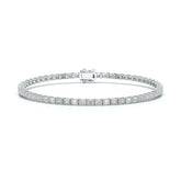 5.10 CT Emerald Cut Diamond Tennis Bracelet Jama Jewels